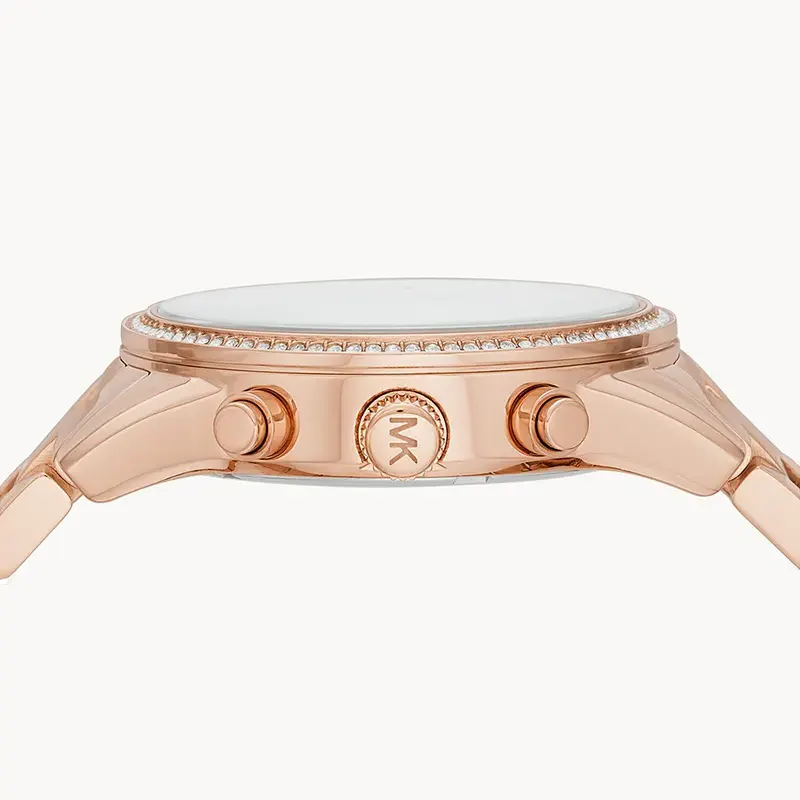 Michael Kors Ritz  Rose Gold-Tone Ladies Watch- MK6357